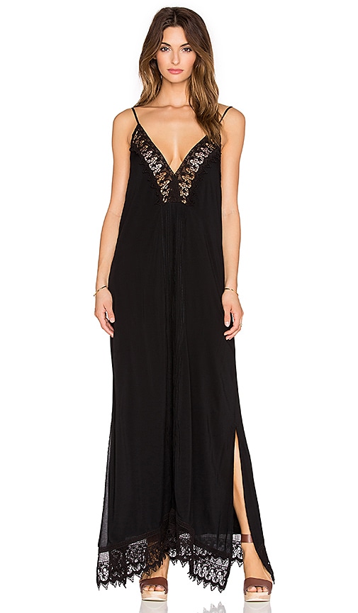 Magnolia Lace & Pleat Lined Maxi Dress