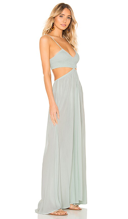 indah innocence cutaway maxi dress