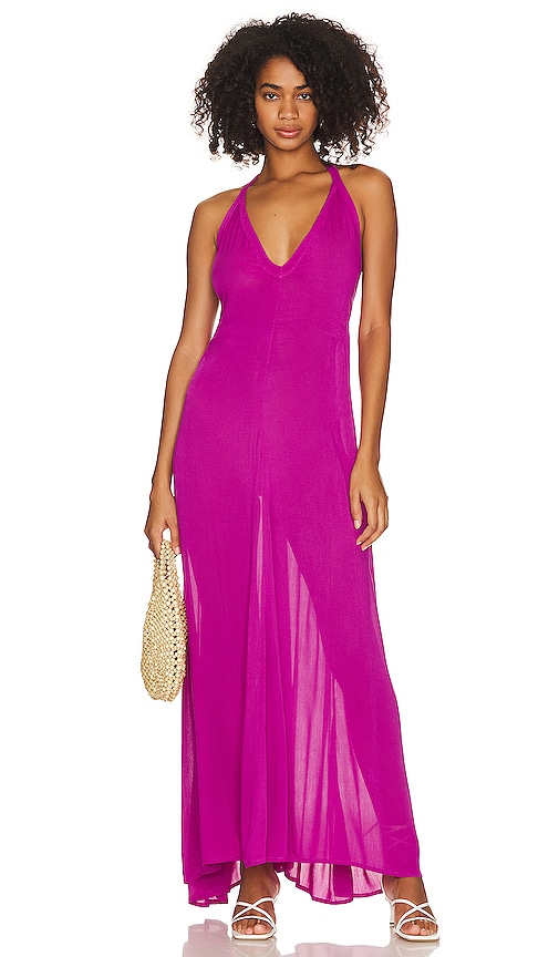 Shop Indah Rhea Maxi Dress In Purple