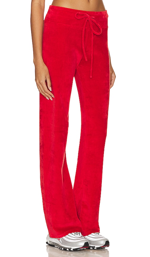 Shop Indah Ana Low Rise Joggers In Hibiscus