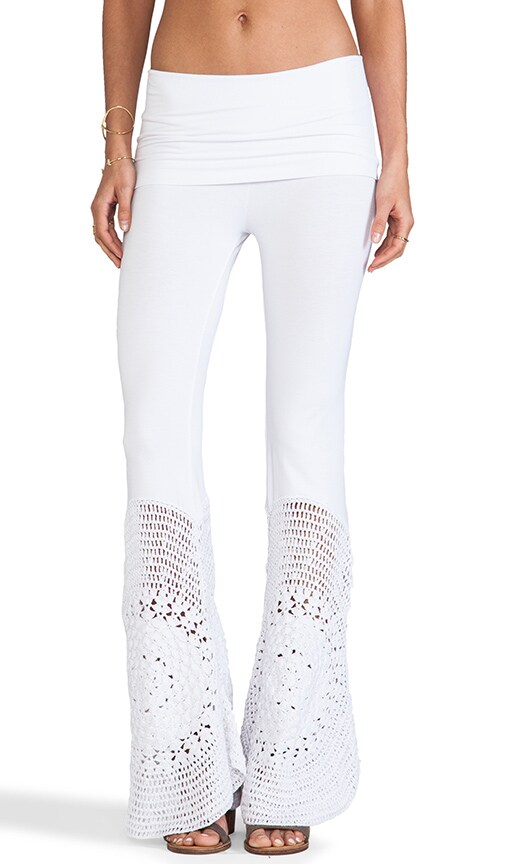 Trigger Lounge Pant with Crochet Flare