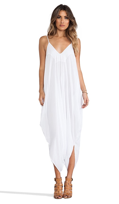 Indah Ivory 2 Low Back Harem Jumpsuit in White | REVOLVE