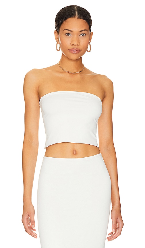 Indah Etra Tube Top In Ivory
