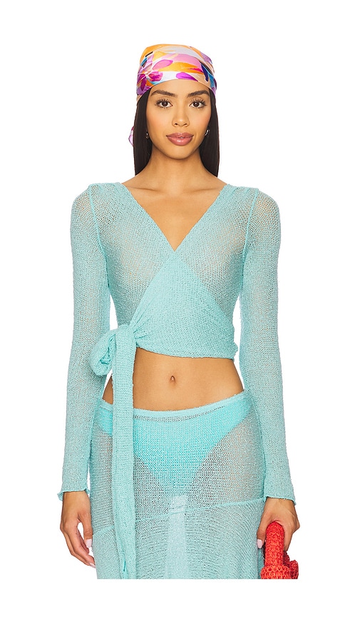 Joanne Top in Teal. - size S (also in M, XS)