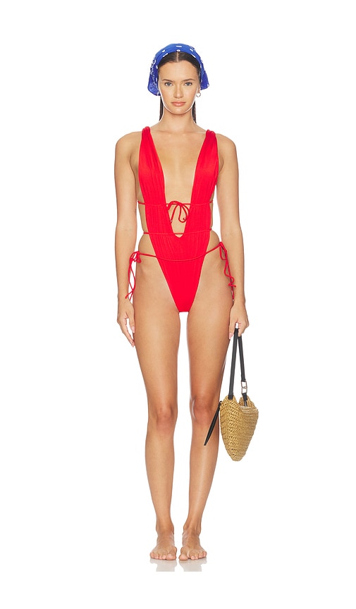 Heart Of Gold Skimpy One Piece by Indah in Hibiscus