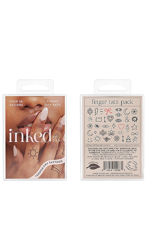 Inked By Dani Finger Tats Pack In N,a