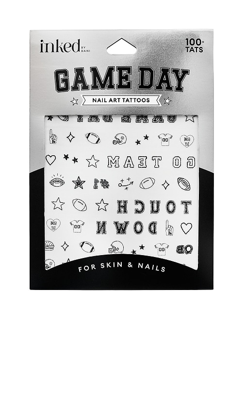 ARTE NAS UNHAS GAME DAY VICTORY NAIL ART in Black Multi