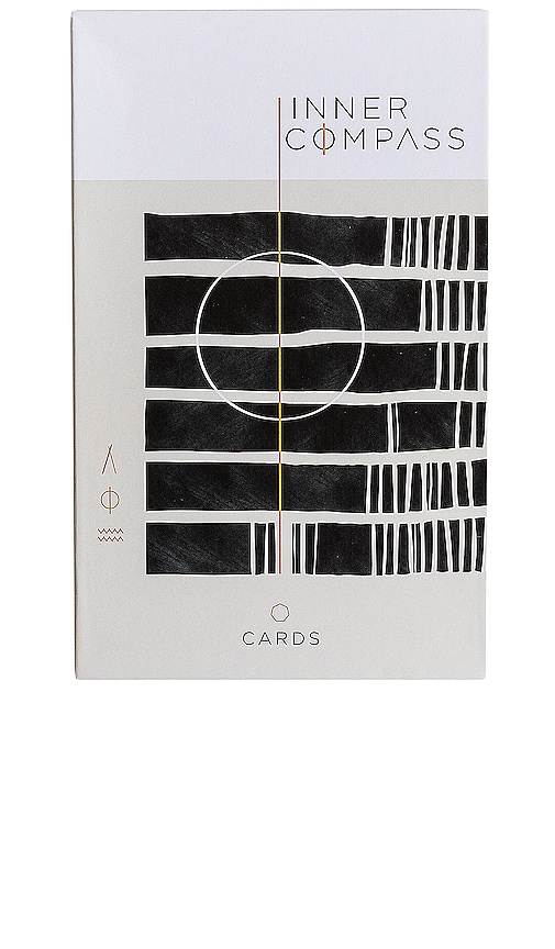 Inner Compass Meditation Cards in White.
