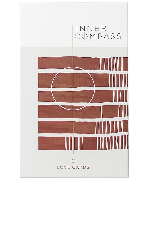 Inner Compass Love Meditation Cards in White.