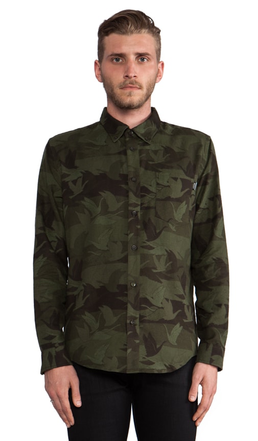 Leaving Home Button Down