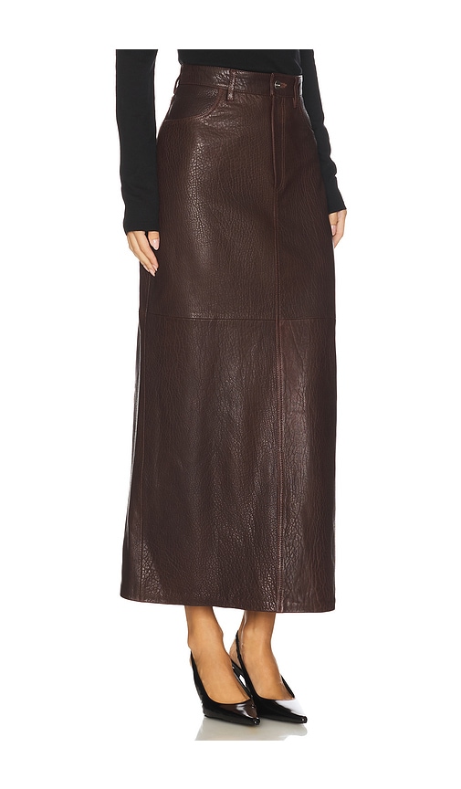 Ivy & Oak Lisanne Skirt In Brown