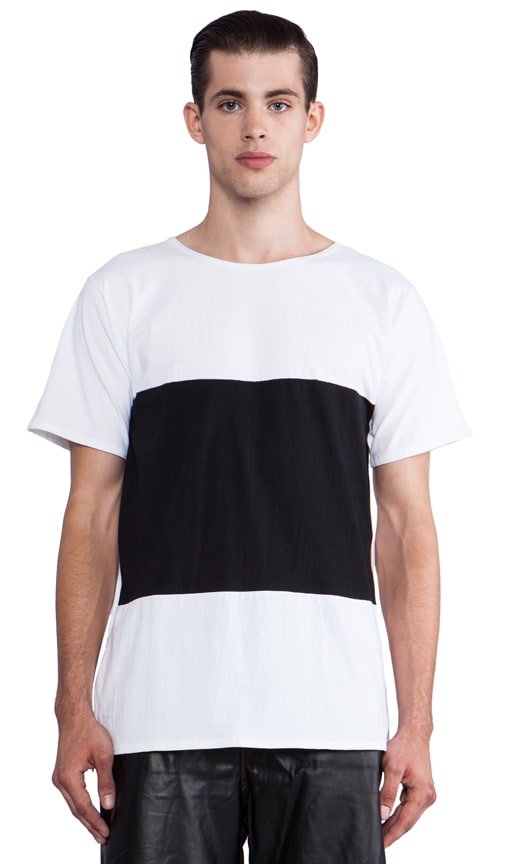W/B Oversized T-Shirt Zipp