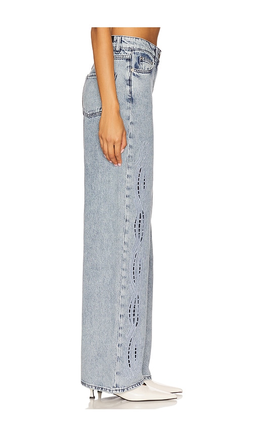  Iro Ryley Wide Leg In Blue. Size 36/4. Also In 34/2, 38/6. 