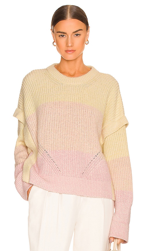 IRO Dastan Sweater in Yellow & Pink | REVOLVE