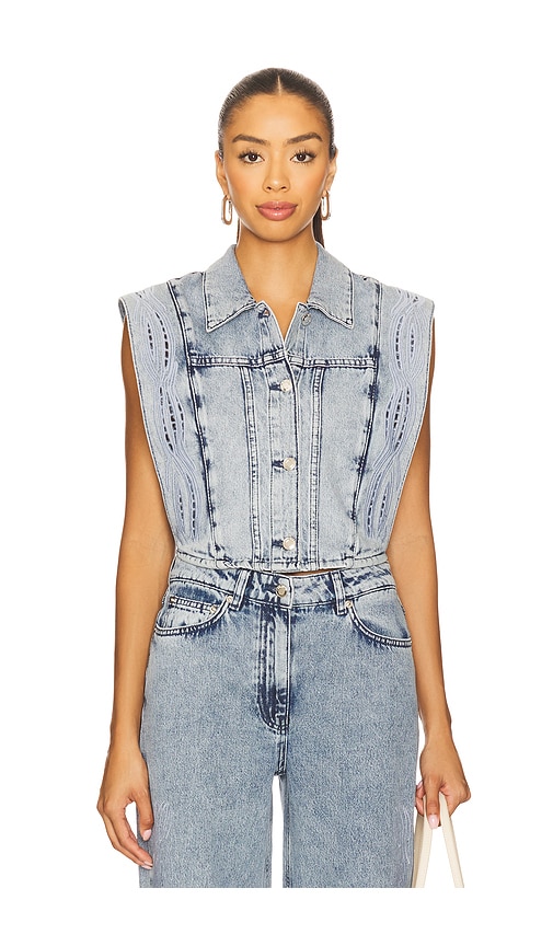 Rosye Vest in Blue. - size 34/2 (also in 36/4, 38/6, 40/8) - IRO - Modalova