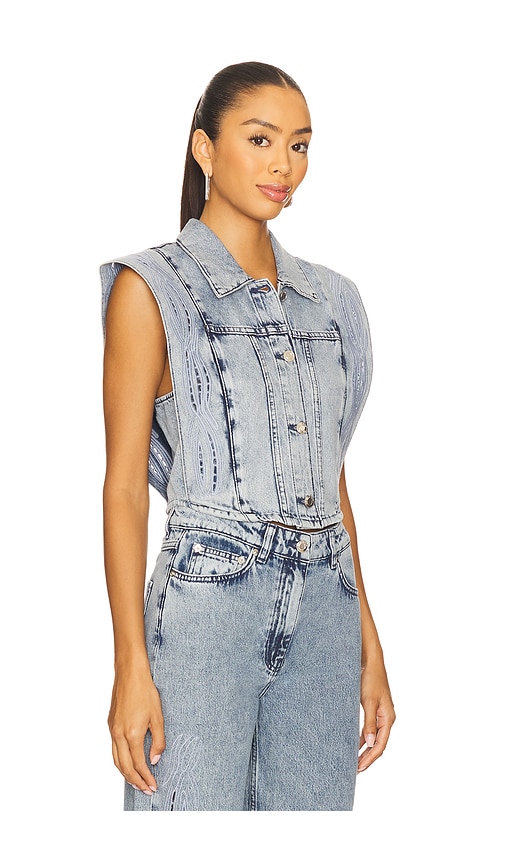 Iro Rosye Vest In Blue