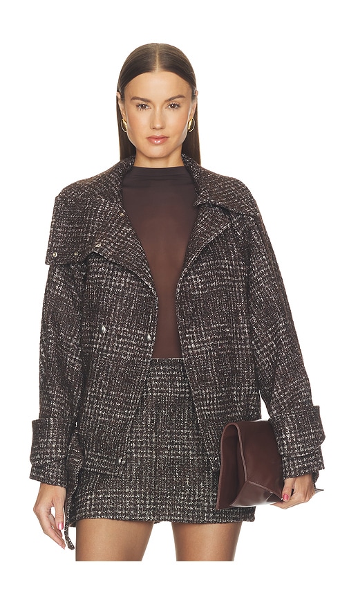 IRO Inja Jacket in Brown. - size 36 (also in 38, 42)