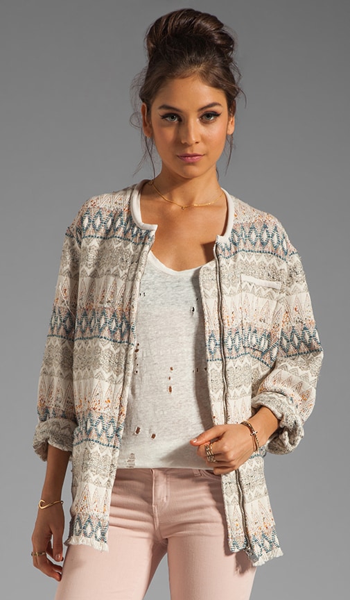 Oscar Tribal Oversized Jacket