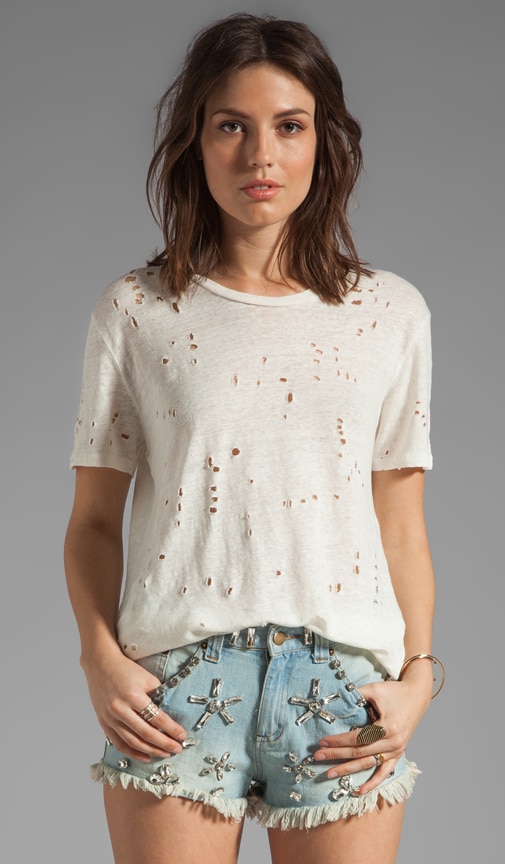 Clay Distressed Tee