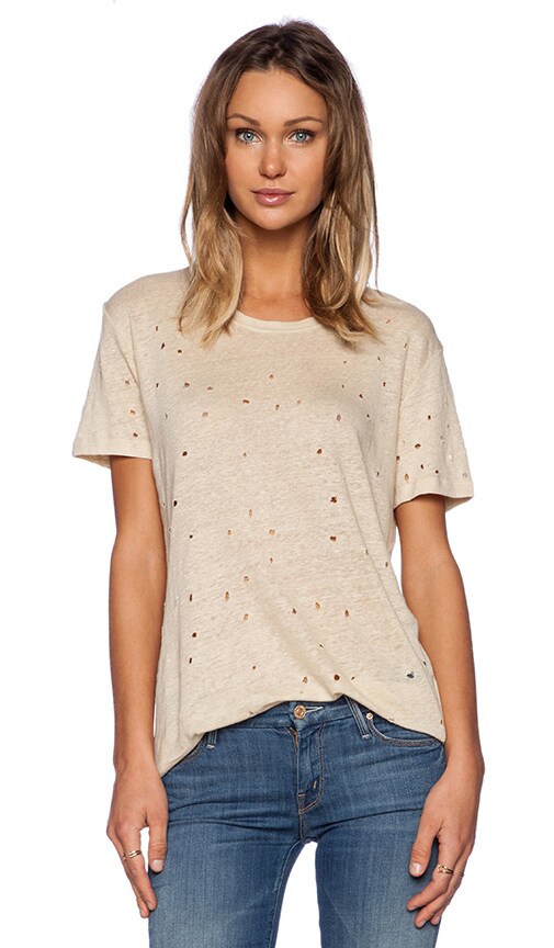 IRO Clay Tee in Reed Yellow