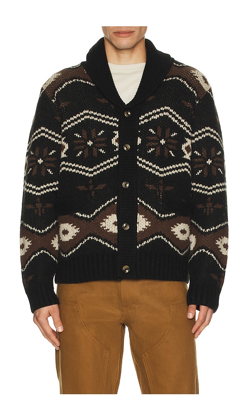 Iron & Resin Wincha Shawl Collar Sweater