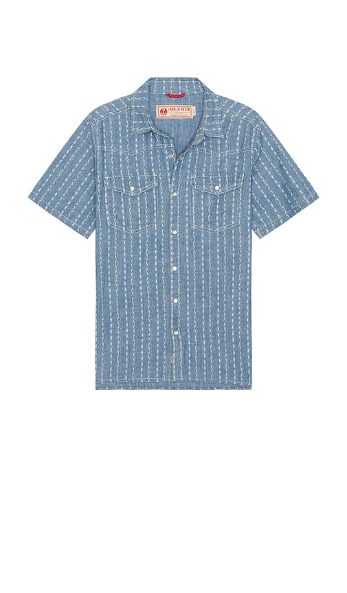 Valley Shirt in Blue. - size XL/1X (also in M)