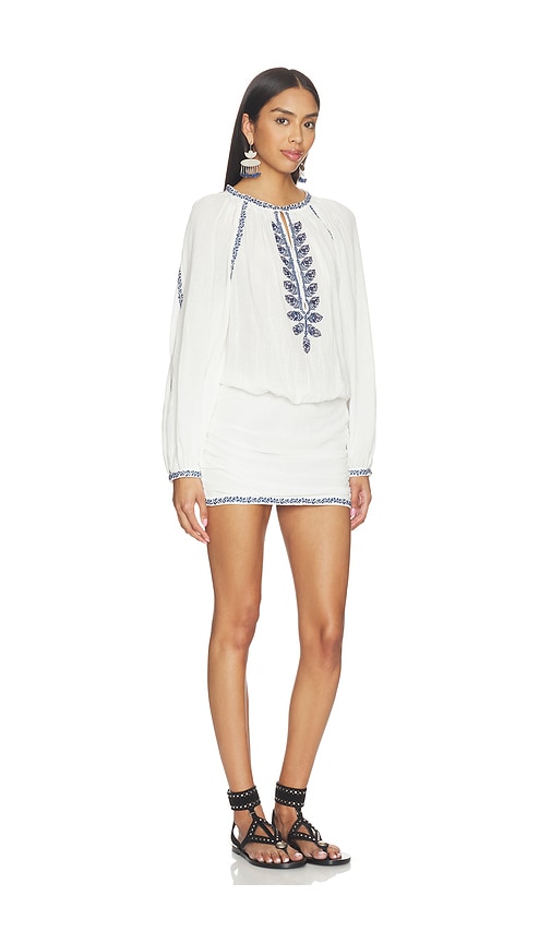  Isabel Marant Etoile Vestido Ludy En Color Blanco Talla 34/2  (también En 36/4, 38/6, 40/8, 42/10, 44/12). 