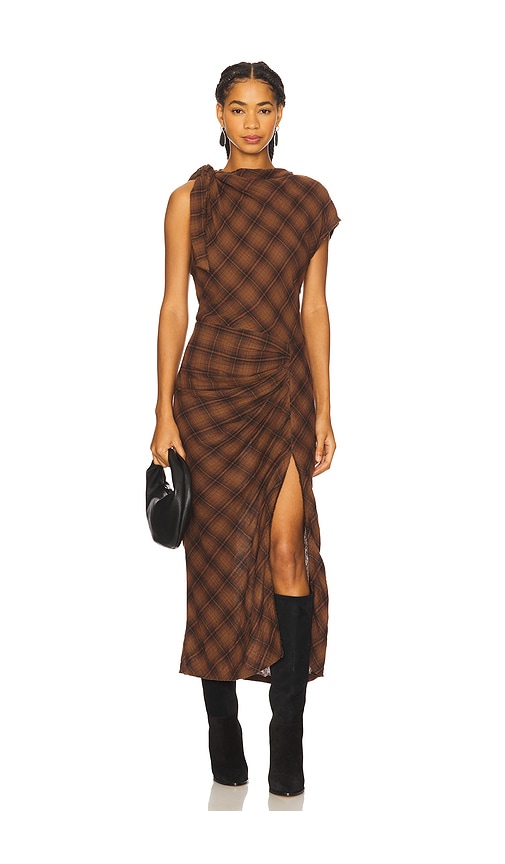 Isabel Marant Étoile Naerys Dress In Brown