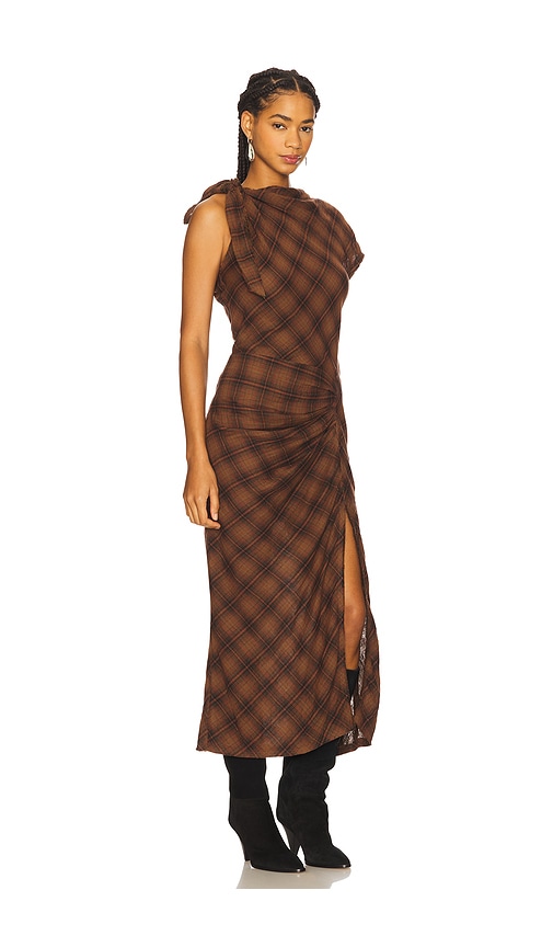 Isabel Marant Étoile Naerys Dress In Brown