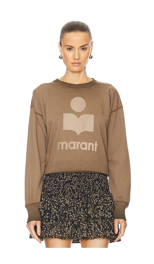 Shop Isabel Marant Étoile Mobyli Sweatshirt In Brown