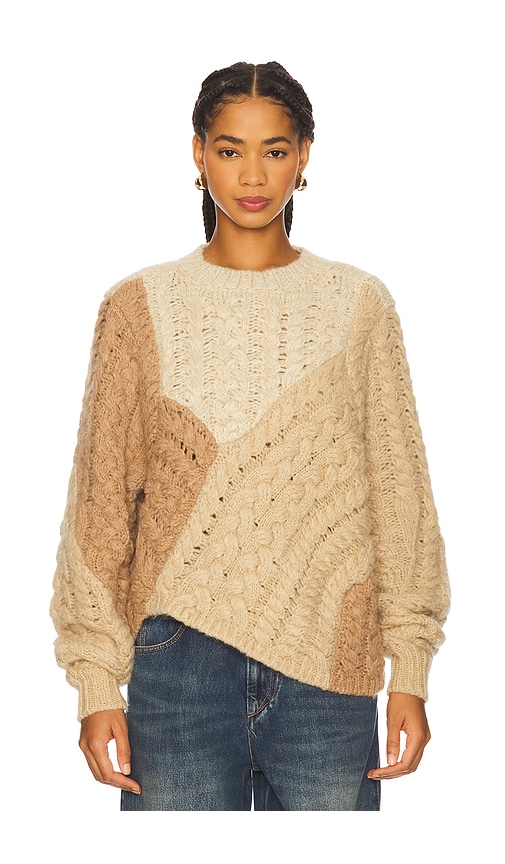 Isabel Marant Étoile Sweatshirt Isabel Marant Etoile Woman Color Beige In Metallic
