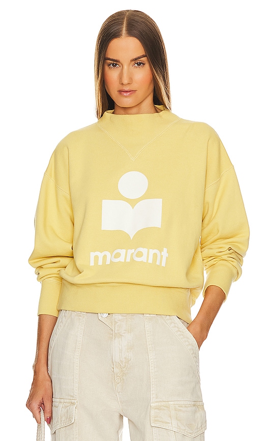 Shop Isabel Marant Étoile Moby Sweatshirt In Yellow