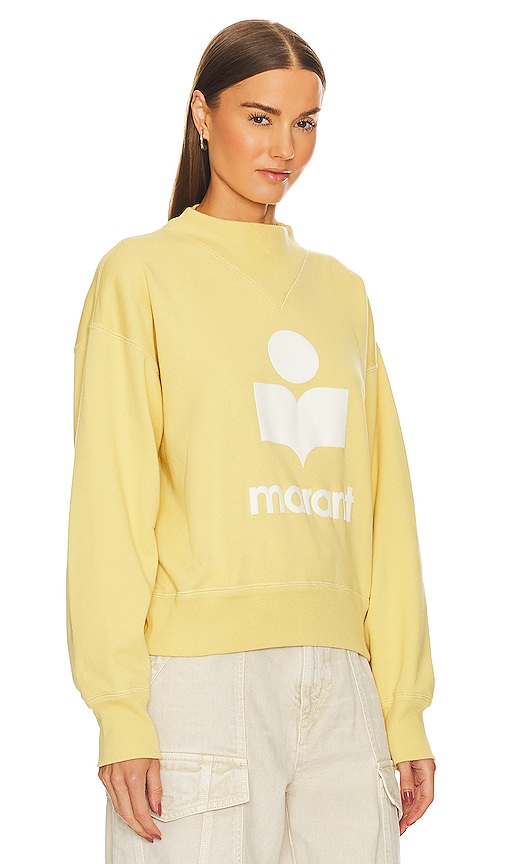 Shop Isabel Marant Étoile Moby Sweatshirt In Yellow