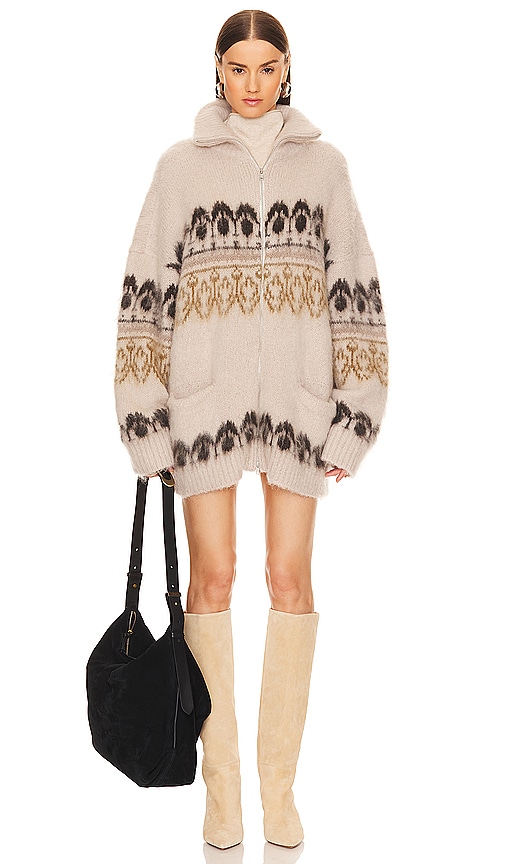 Shop Isabel Marant Étoile Deloris Sweater In Beige