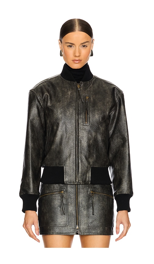 Isabel Marant Étoile Crisley Bomber Jacket In Black