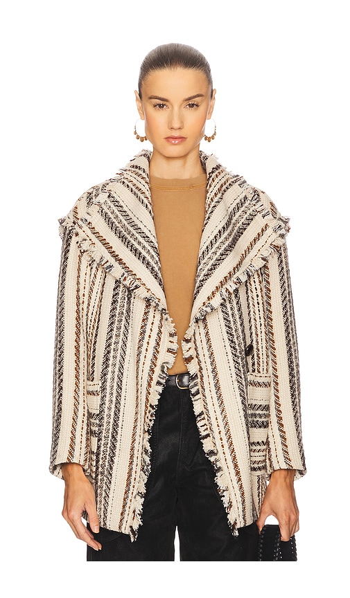 Isabel Marant Étoile Illisa Coat In Sand