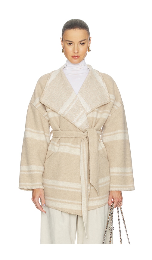 Isabel Marant Etoile Brea Coat in Beige. - size 34/2 (also in 36/4, 38/6, 40/8, 42/10)