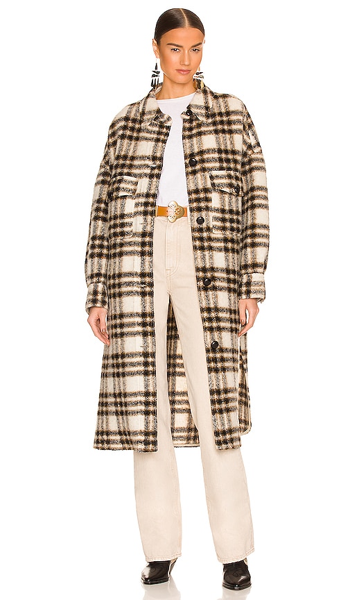 Isabel Marant Etoile Fontizi Coat in ECRU | REVOLVE