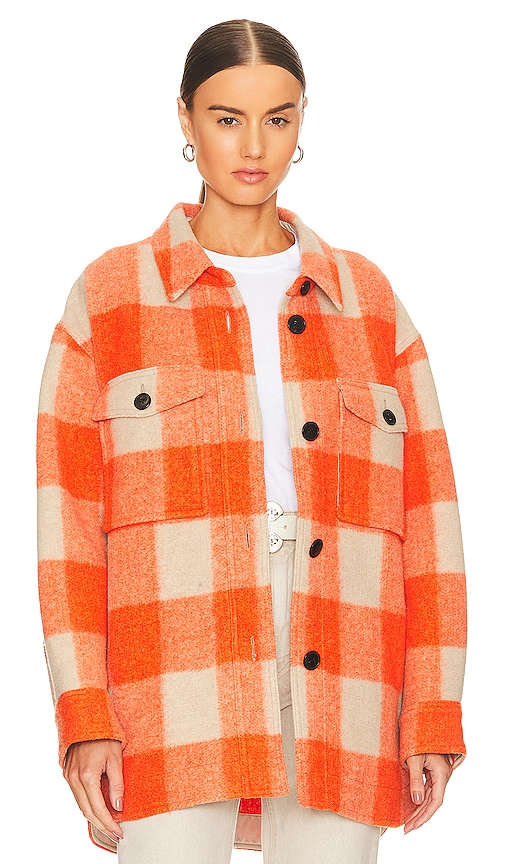 Buy Isabel Marant Kalastd Jacket In Orange - Tangerine At 55% Off