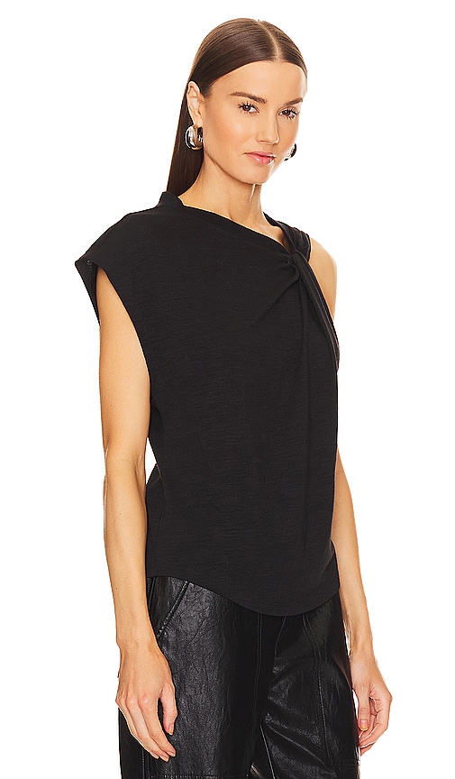 Shop Isabel Marant Étoile Naydali Top In 黑色