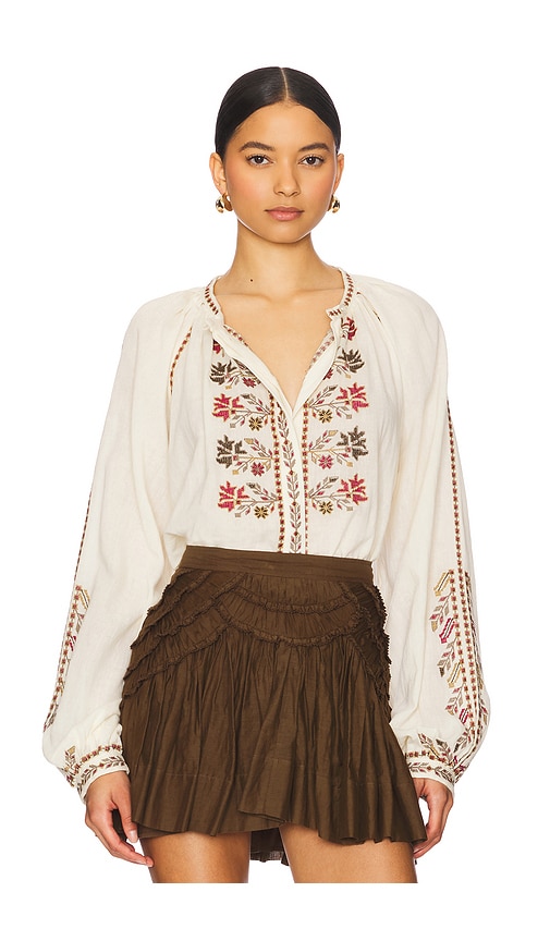 Lynne Top in Cream. - size 38/6 (also in 34/2, 36/4, 40/8)