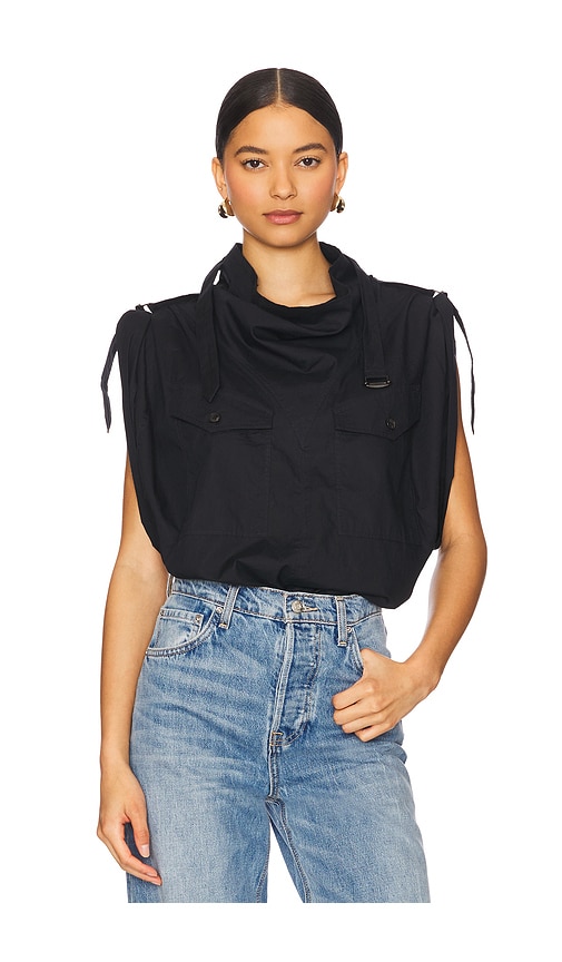 Nemia Top in Black. - size 40/8 (also in 34/2, 36/4, 38/6)