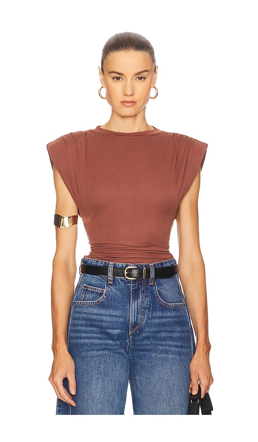Isabel Marant Étoile Devani Top In Brown