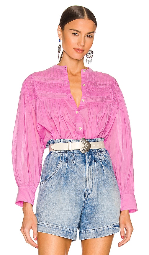 Isabel Marant Etoile Plalia Top in Lilac