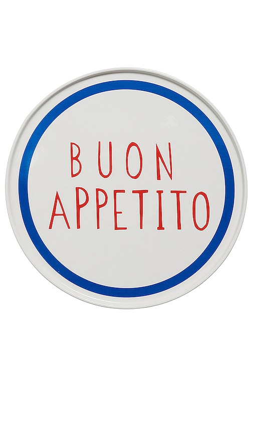 In The Roundhouse Buon Appetito Plate in Blue