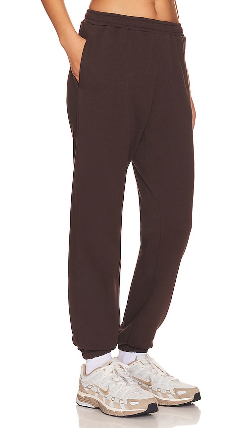 Shop Ivl Collective French Terry Jogger In Brown