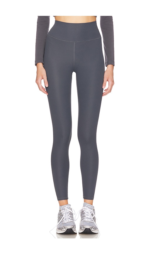 Shop Ivl Collective Rib Legging In Iron