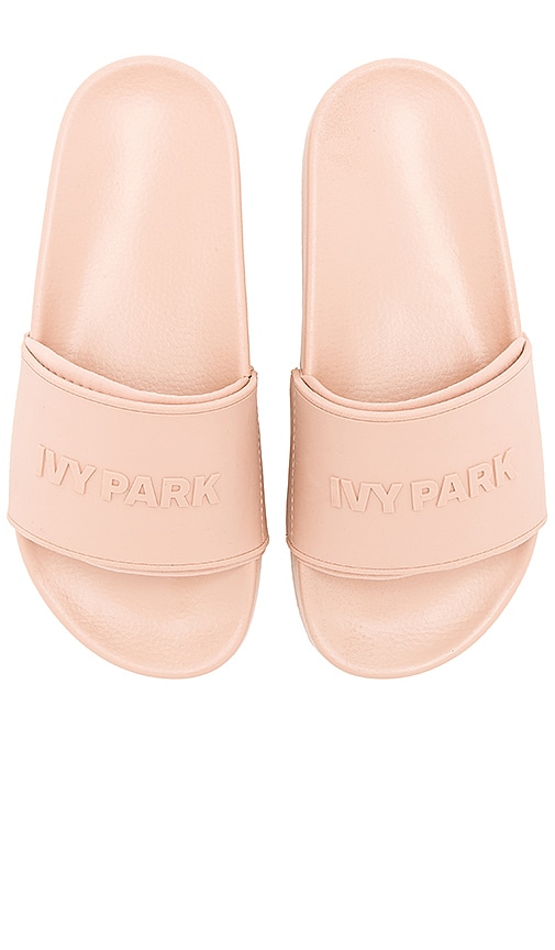 IVY PARK Logo Slides in Dusty Pink 