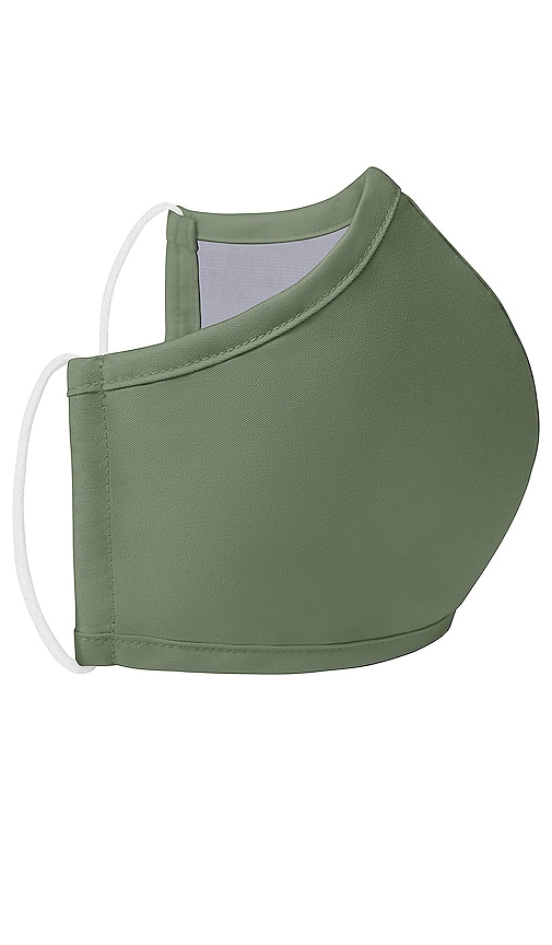 Jaanuu Reusable Antimicrobial Face Mask (5 Pack) In Olive Green ModeSens