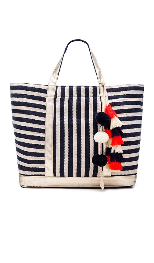 Valerie St. Jean Orange Tassel Tote